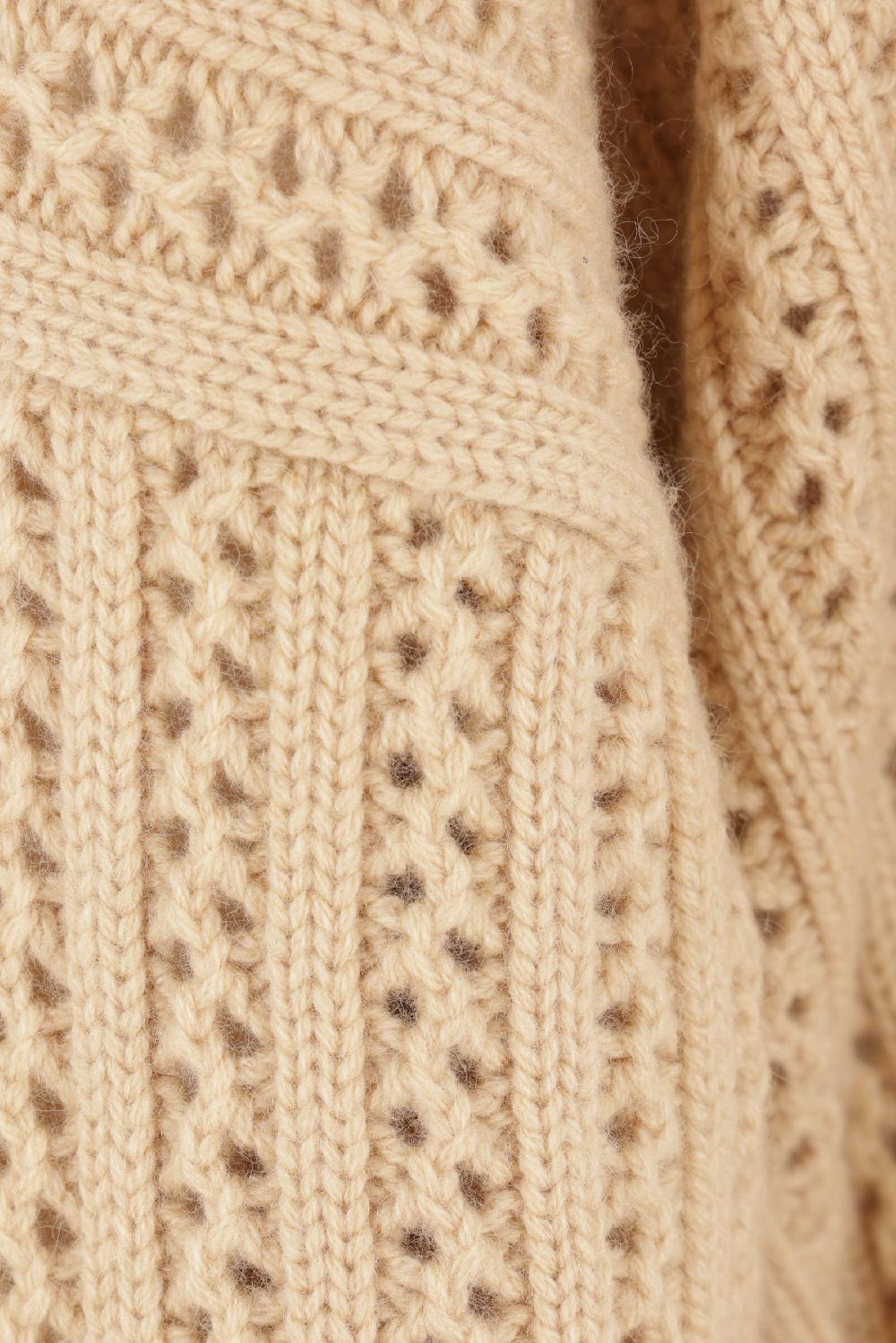 MAX MARA Cardigan Balzac In Lana E Cashmere Con Cintura