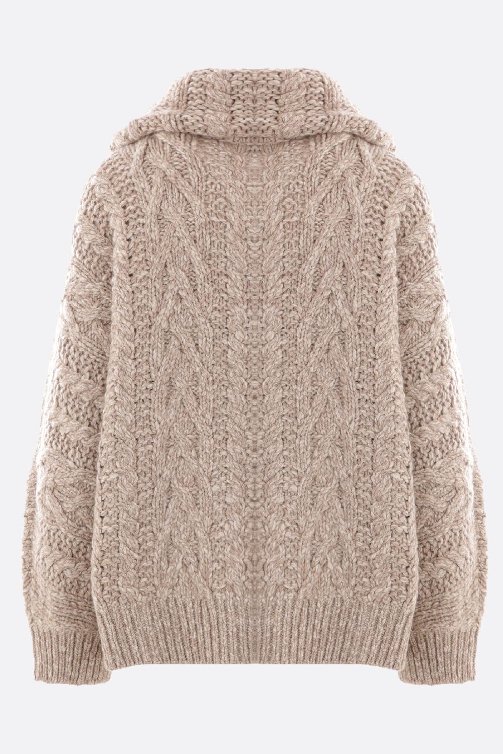 BRUNELLO CUCINELLI Cardigan Full-zip In Lana E Cashmere