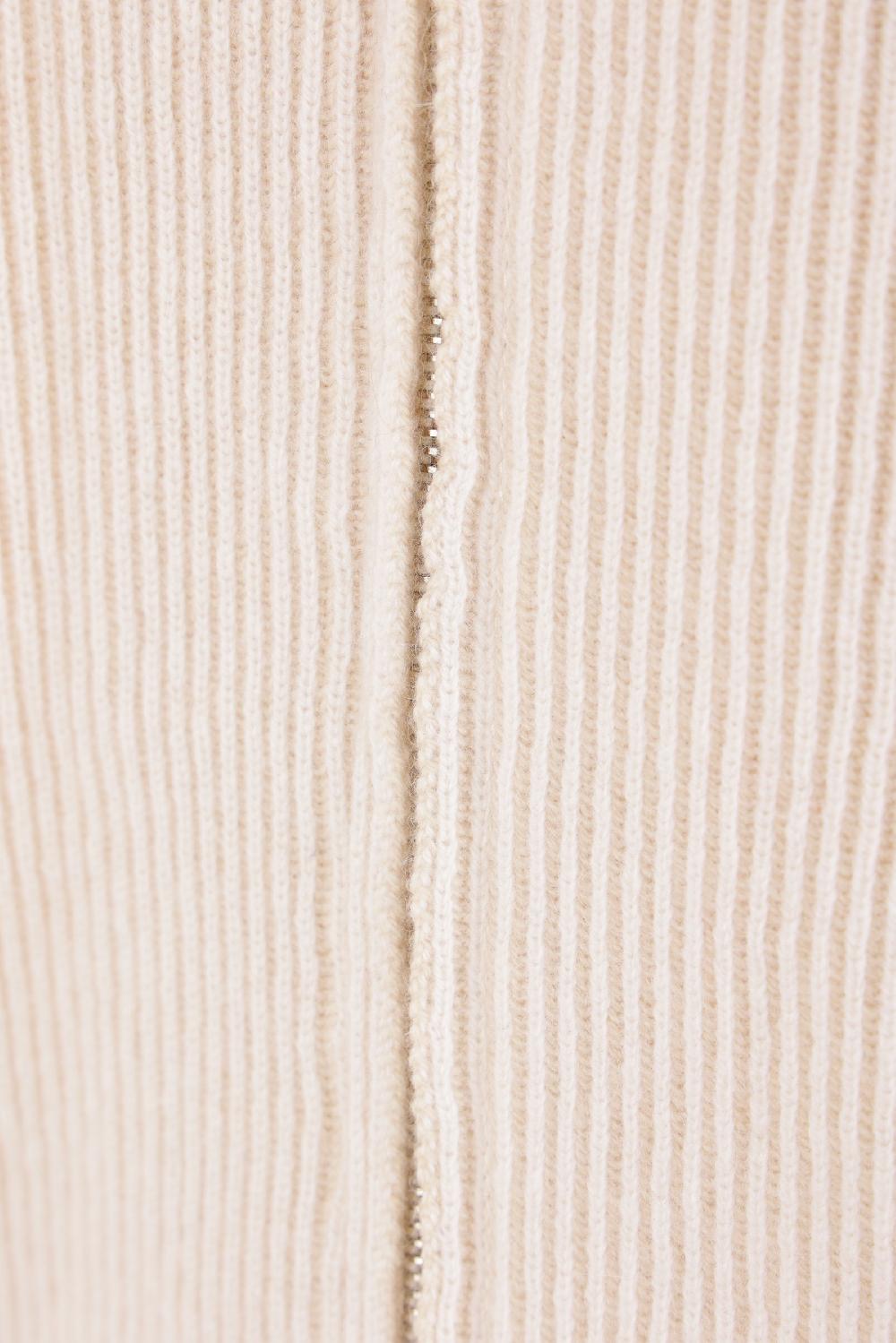 LARDINI Cardigan Full-zip In Lana E Cashmere A Costine