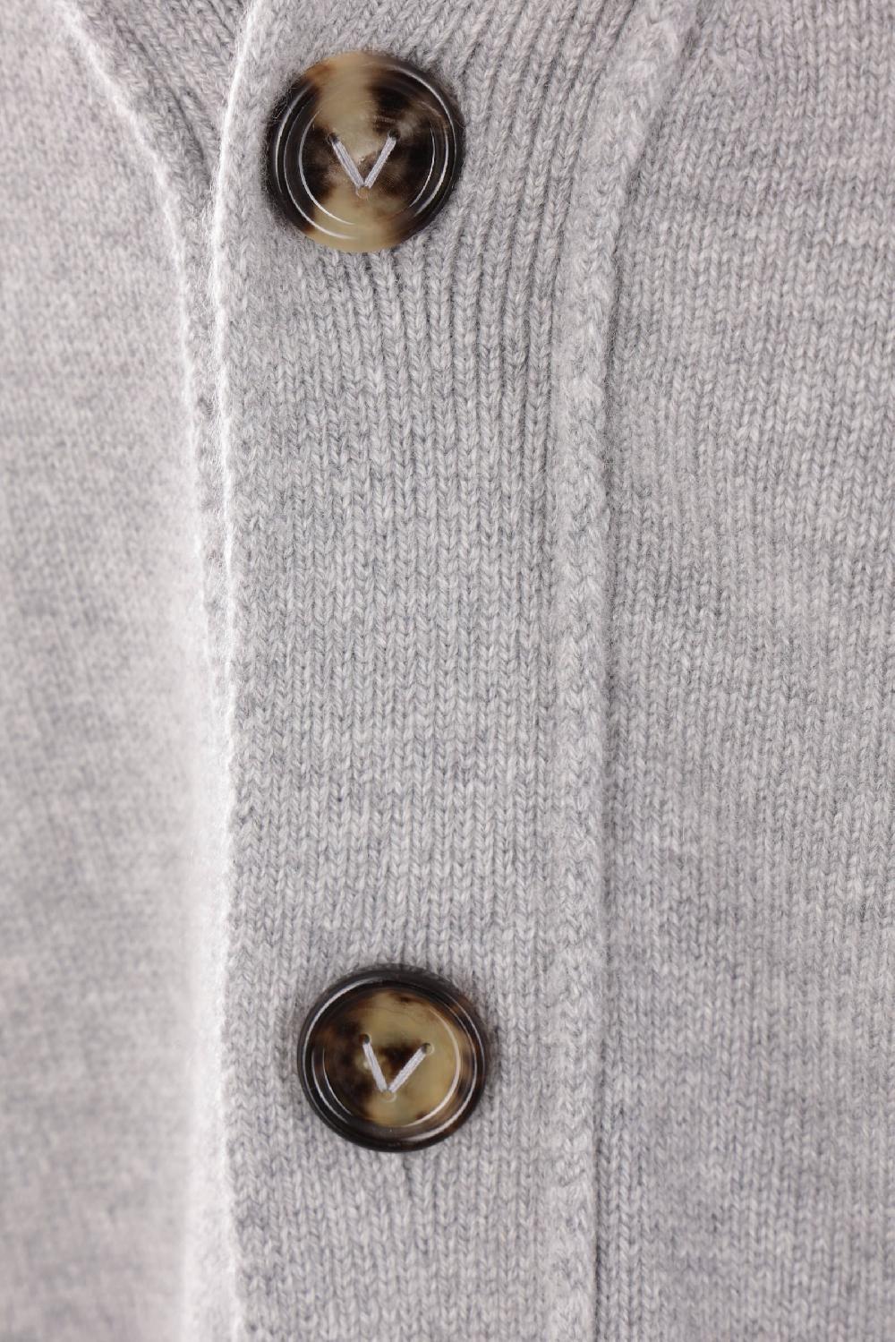 BOTTEGA VENETA Cardigan In Cashmere Patch Intrecciato Nappa