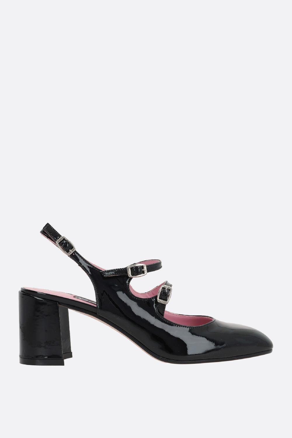 CAREL PARIS slingback mary-jane Banana in vernice