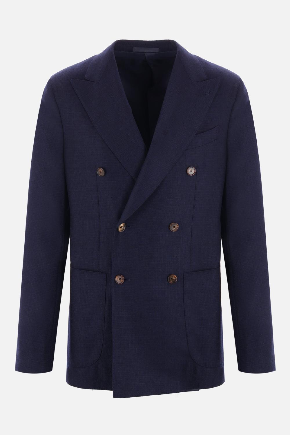 CARUSO giacca doppiopetto Aida in lana