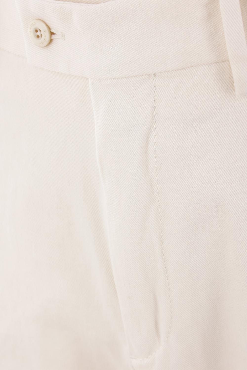 CARUSO Pantalone In Cotone Lavato Stretch