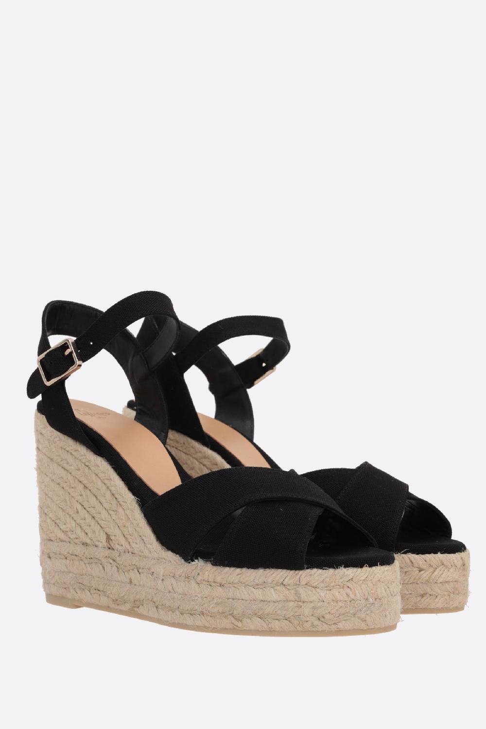 CASTANER Sandalo Con Zeppa Blaudell In Canvas