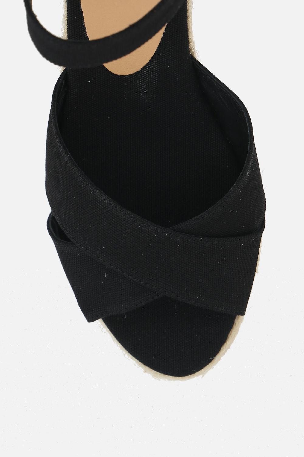 CASTANER Sandalo Con Zeppa Blaudell In Canvas