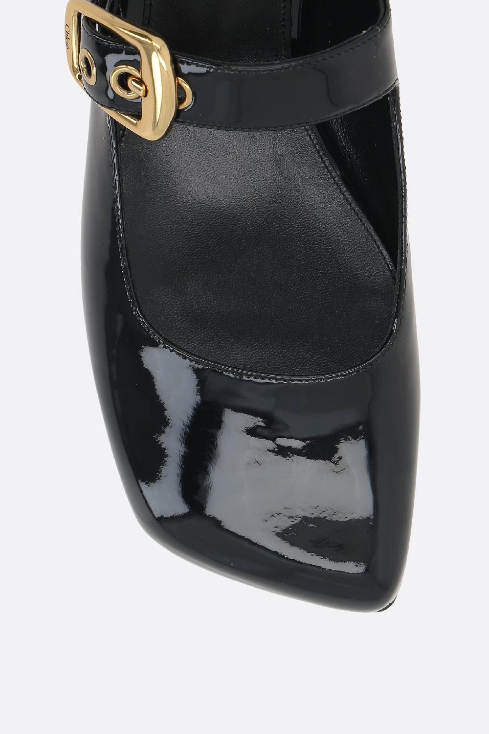 CHLOÉ Ballerina Mary-jane Polly In Vernice