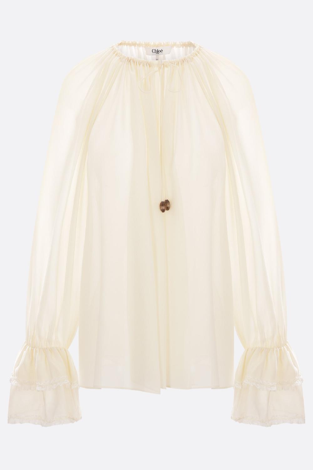 CHLOÉ blusa in georgette