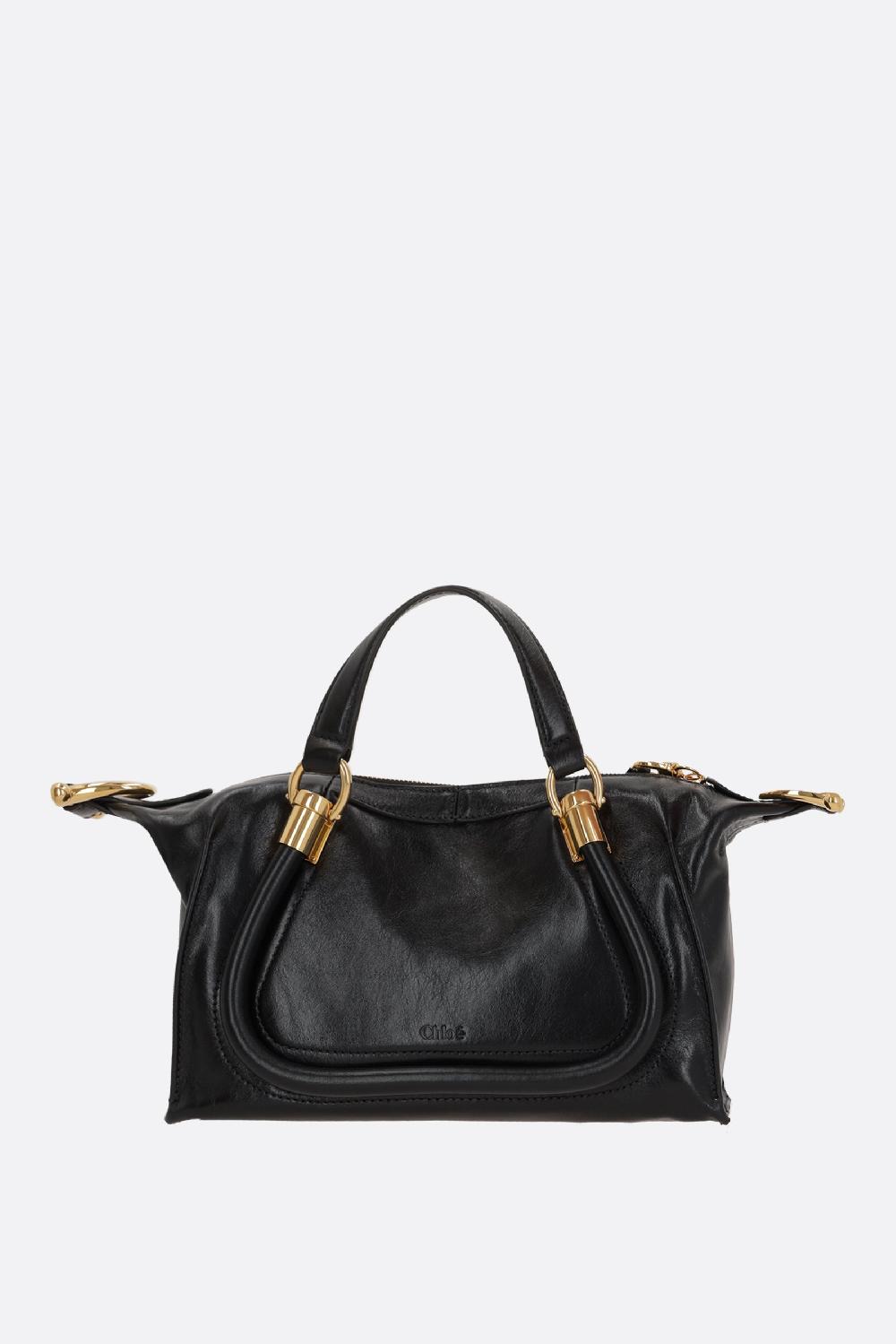 CHLOÉ borsa a mano Paraty 24 small in pelle liscia