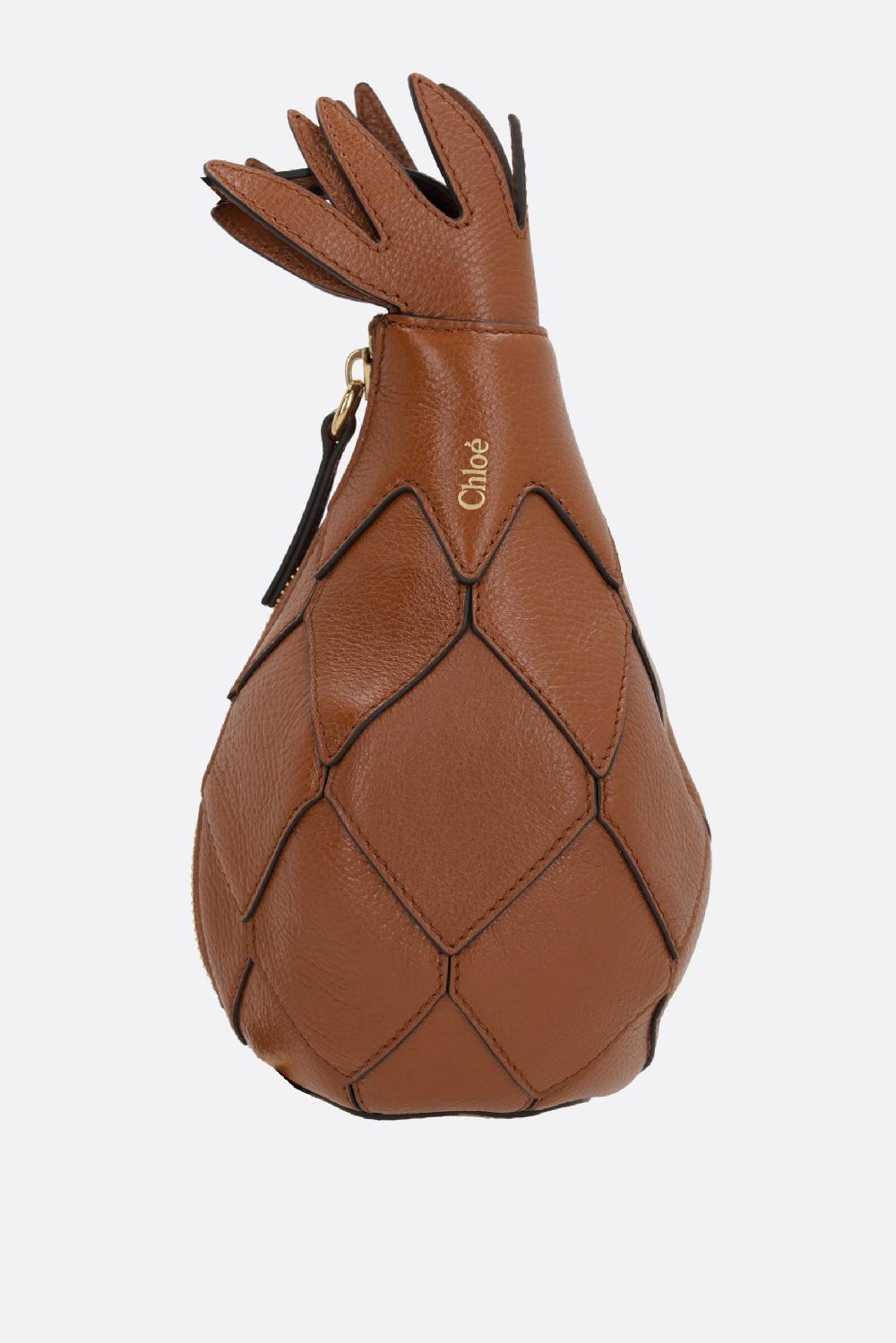 CHLOÉ borsa a spalla Ananas in pelle martellata