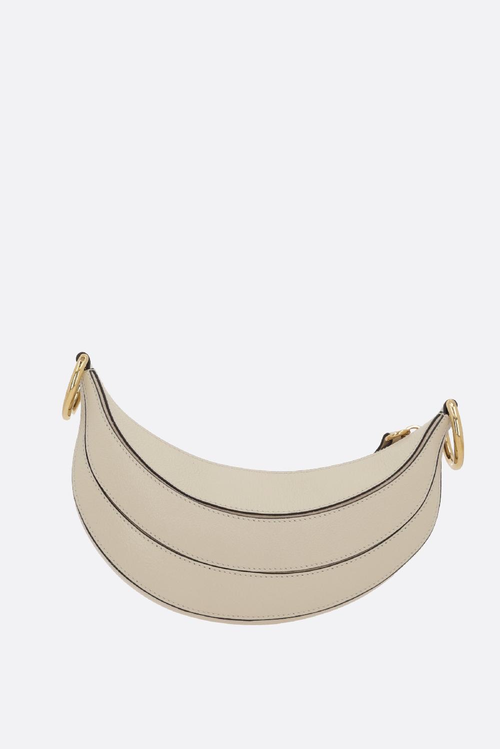 CHLOÉ Borsa A Spalla Banana In Pelle Martellata