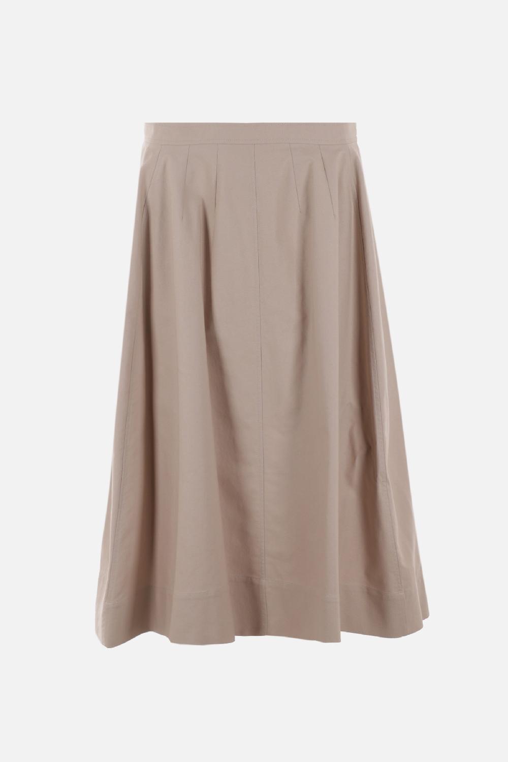 CHLOÉ Gonna A Trapezio In Cotone