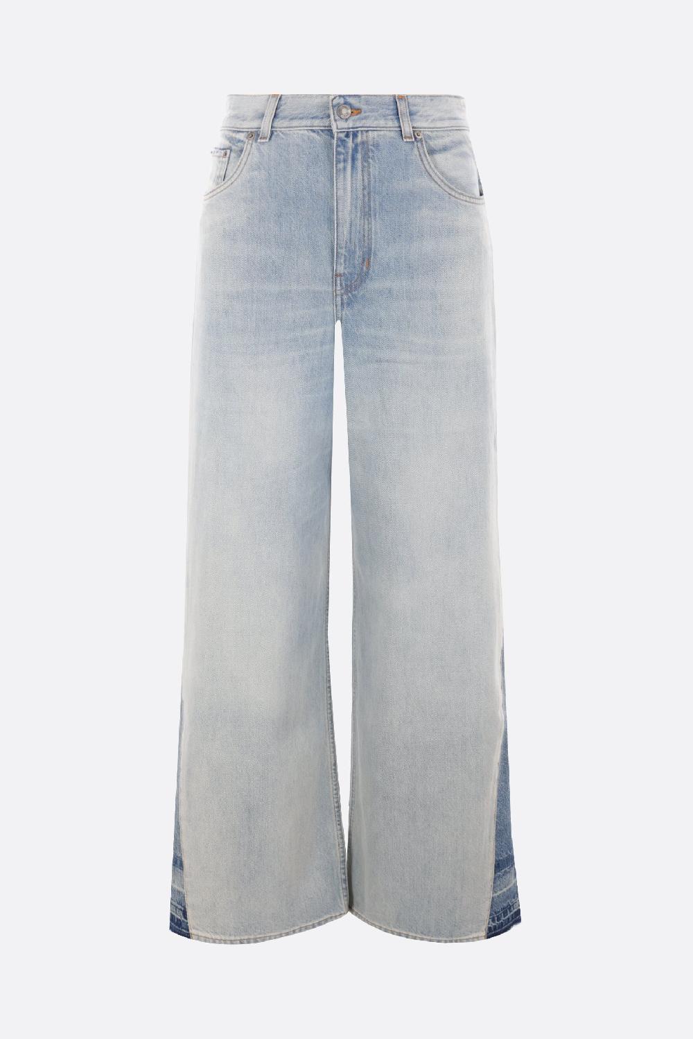 CHLOÉ Jeans A Gamba Ampia In Denim