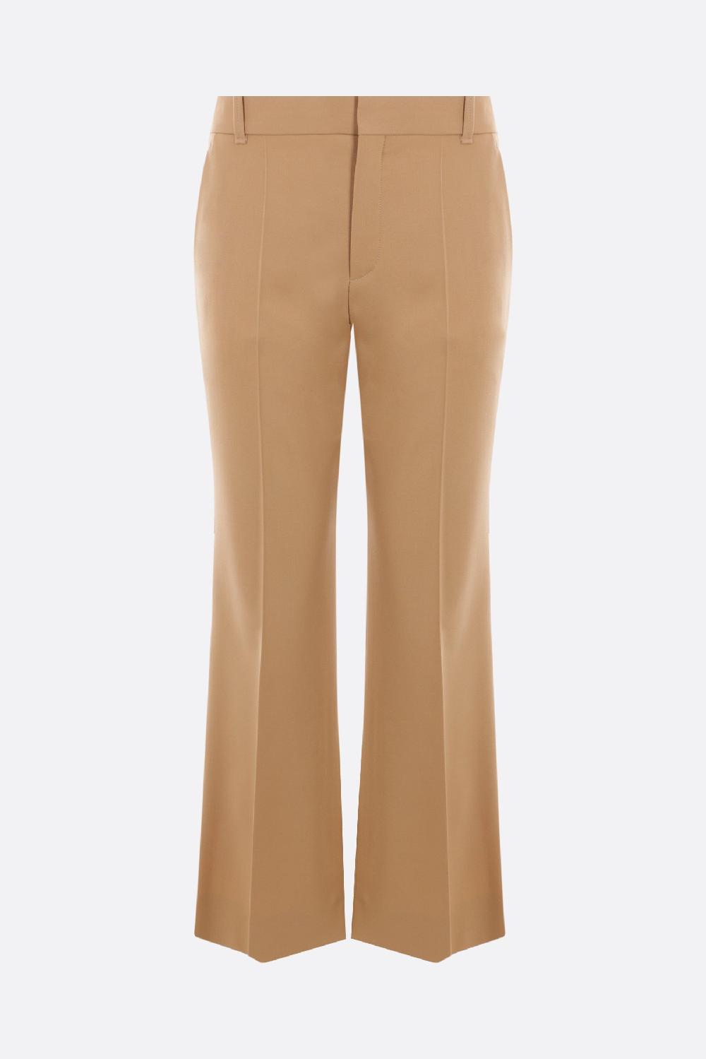 CHLOÉ pantalone boot-cut in lana stretch