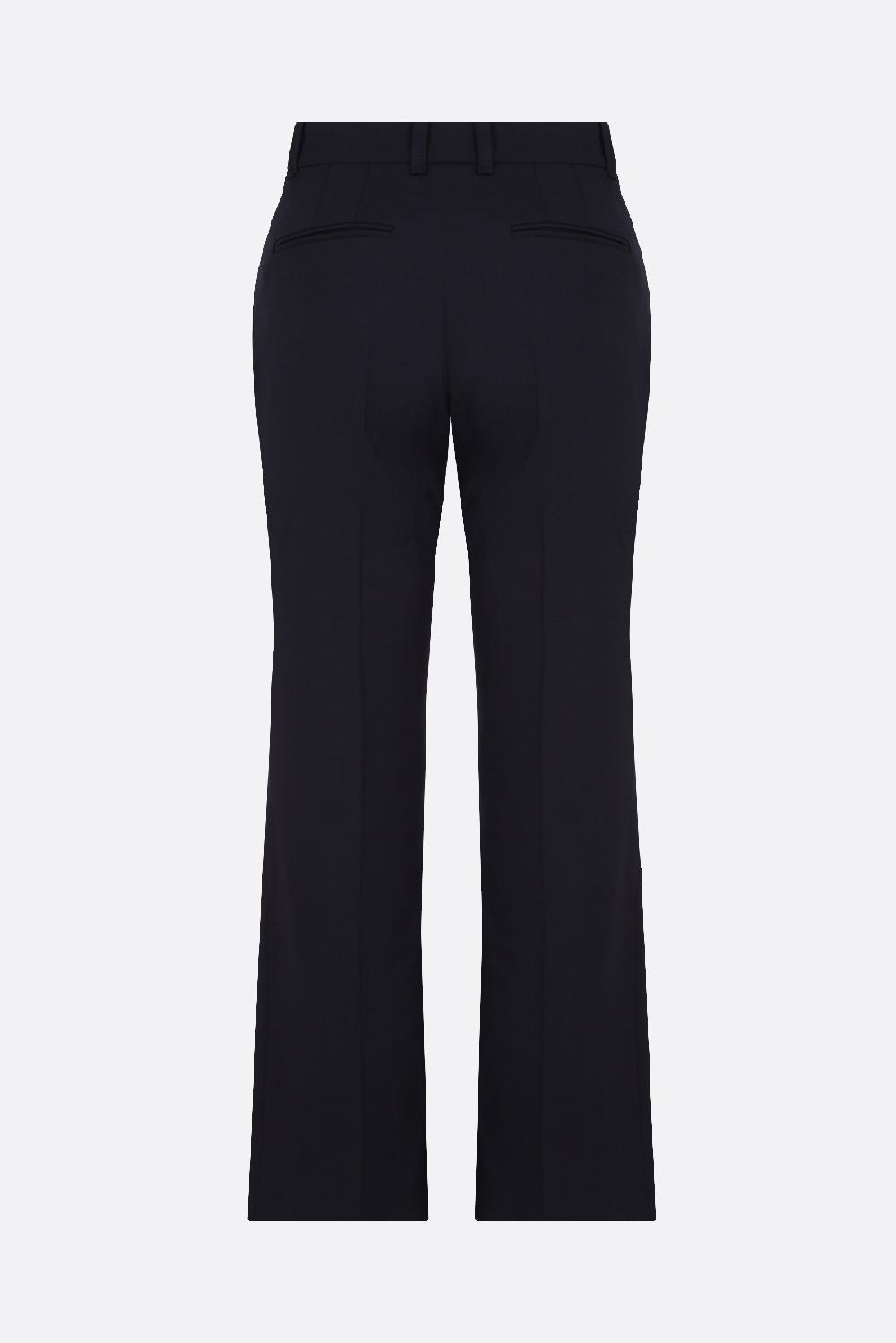 CHLOÉ Pantalone Flare In Grain De Poudre Stretch