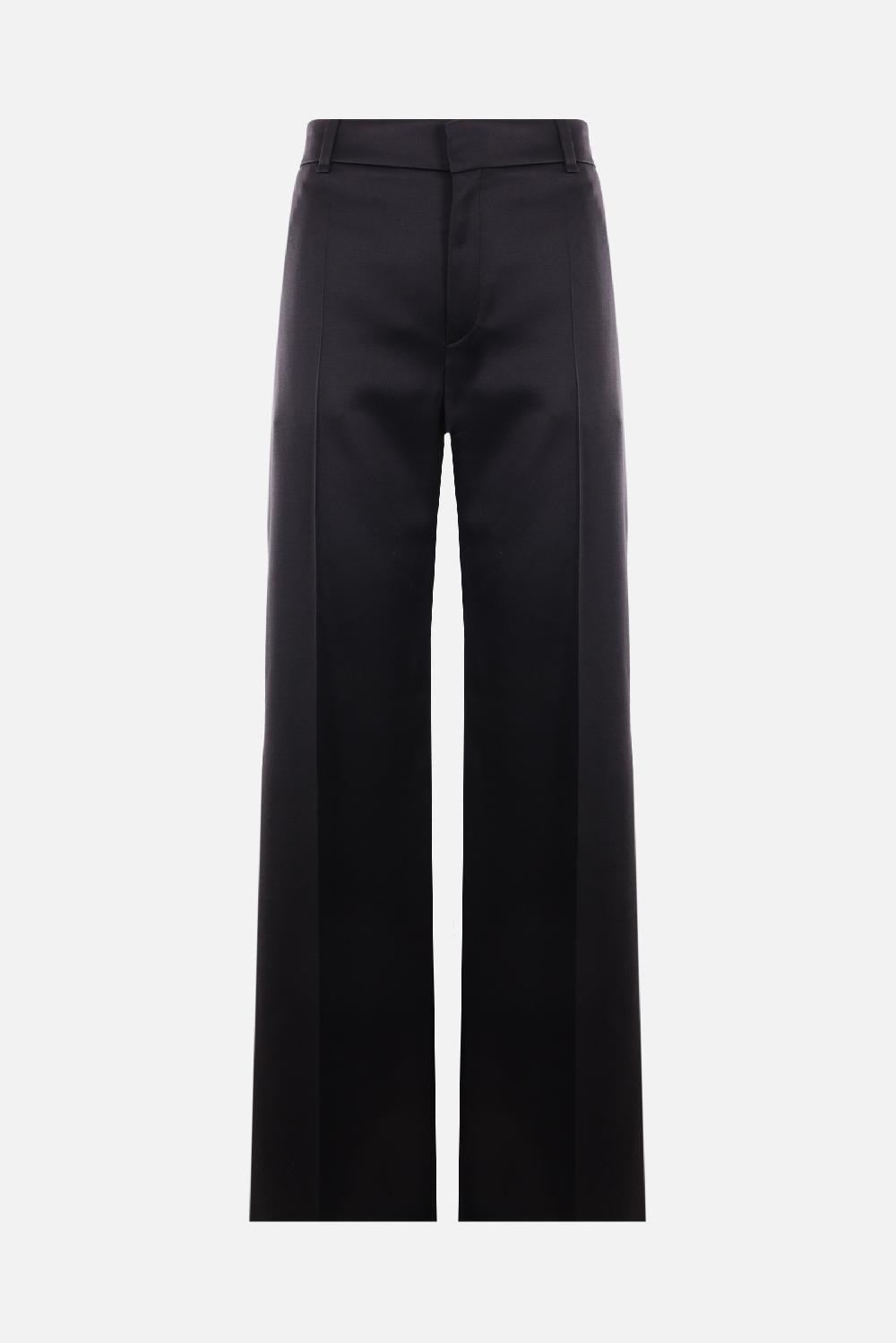 CHLOÉ pantalone flare in raso