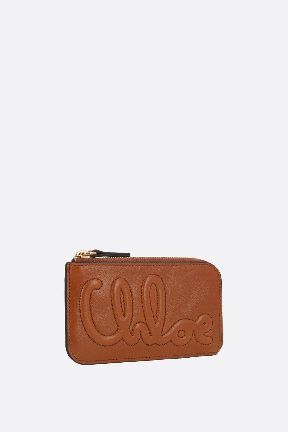 CHLOÉ Portamonete C Chloé In Pelle Lucida