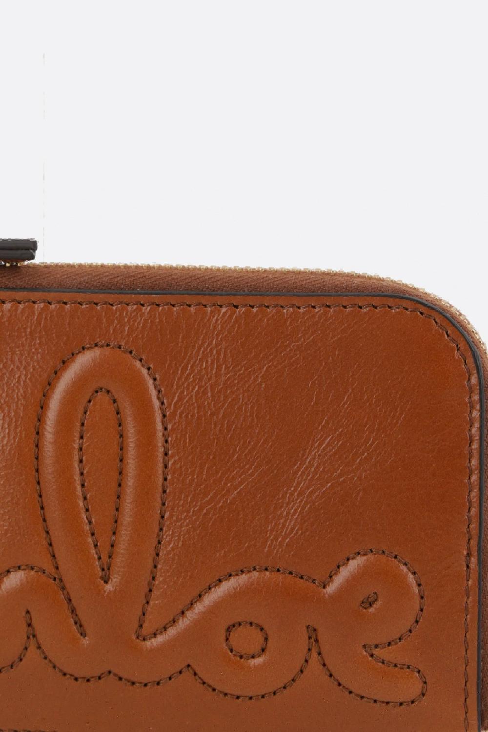 CHLOÉ Portamonete C Chloé In Pelle Lucida