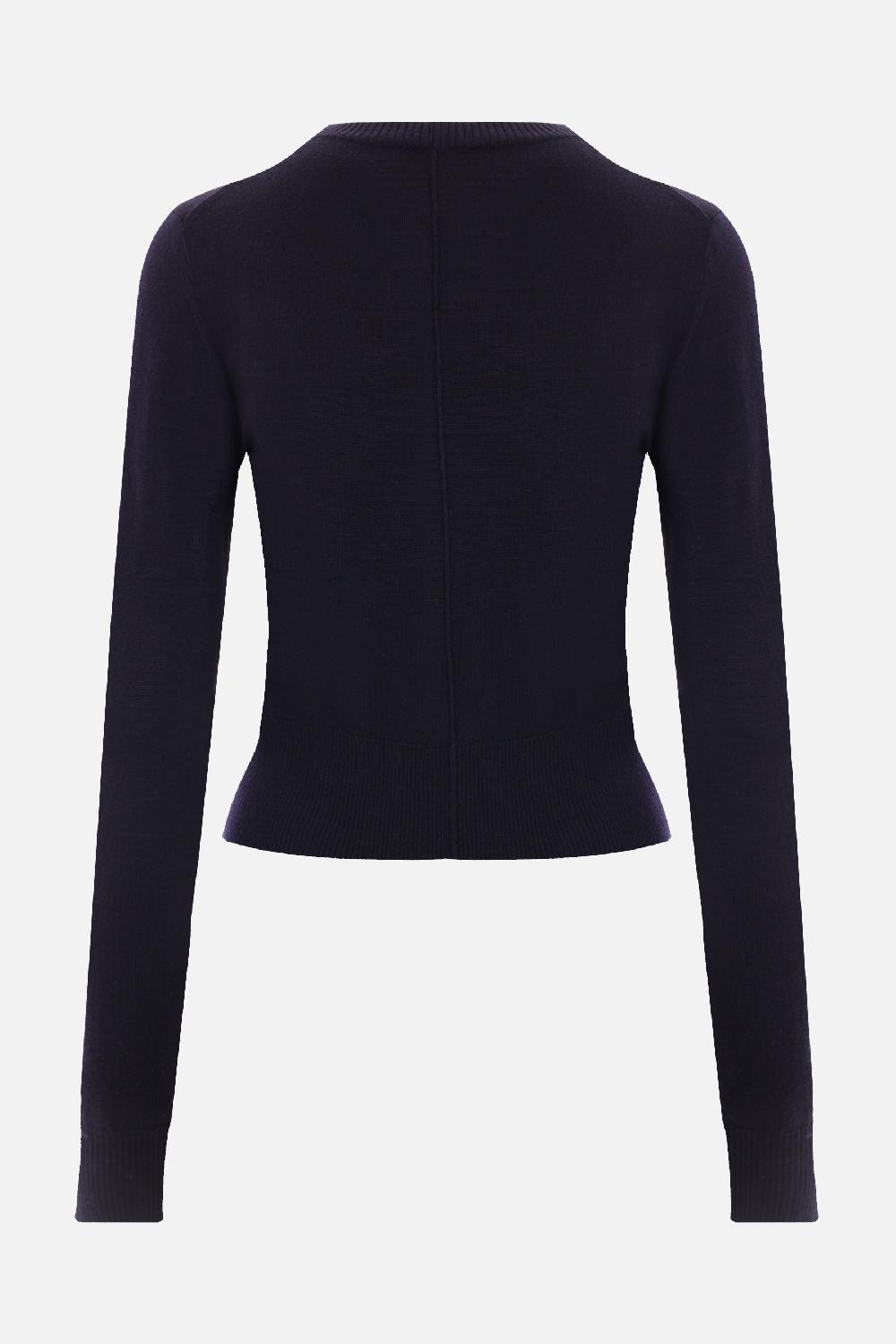 CHLOÉ Pullover In Lana Ricamo Logo
