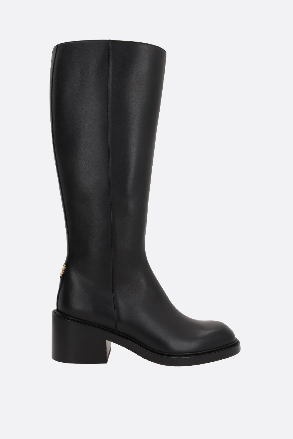 CHLOÉ stivale Marcie in pelle lucida