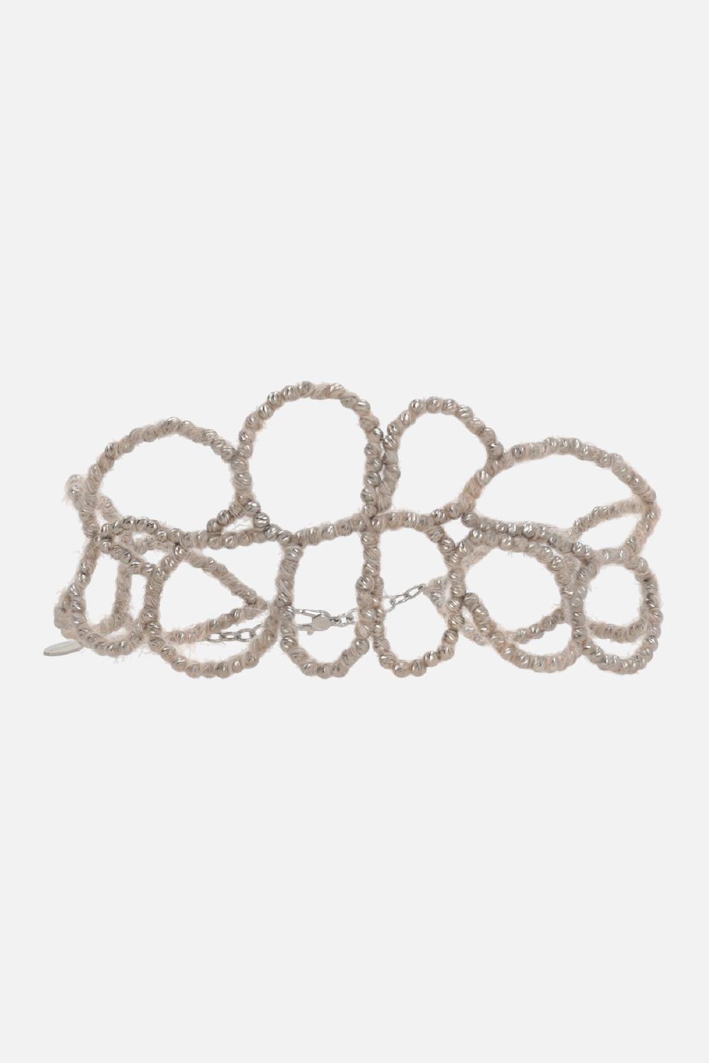 BRUNELLO CUCINELLI Choker Ramage In Argento Sterling 925 E Mohair