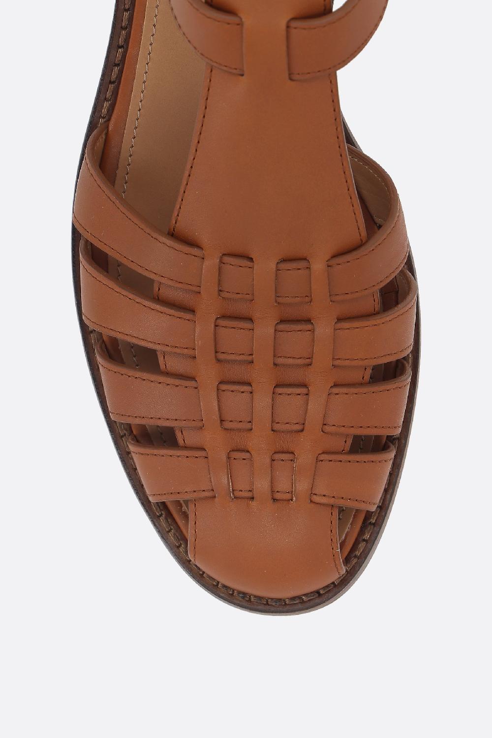 CHURCH'S Sandalo Flat Kelsey In Pelle Prestige