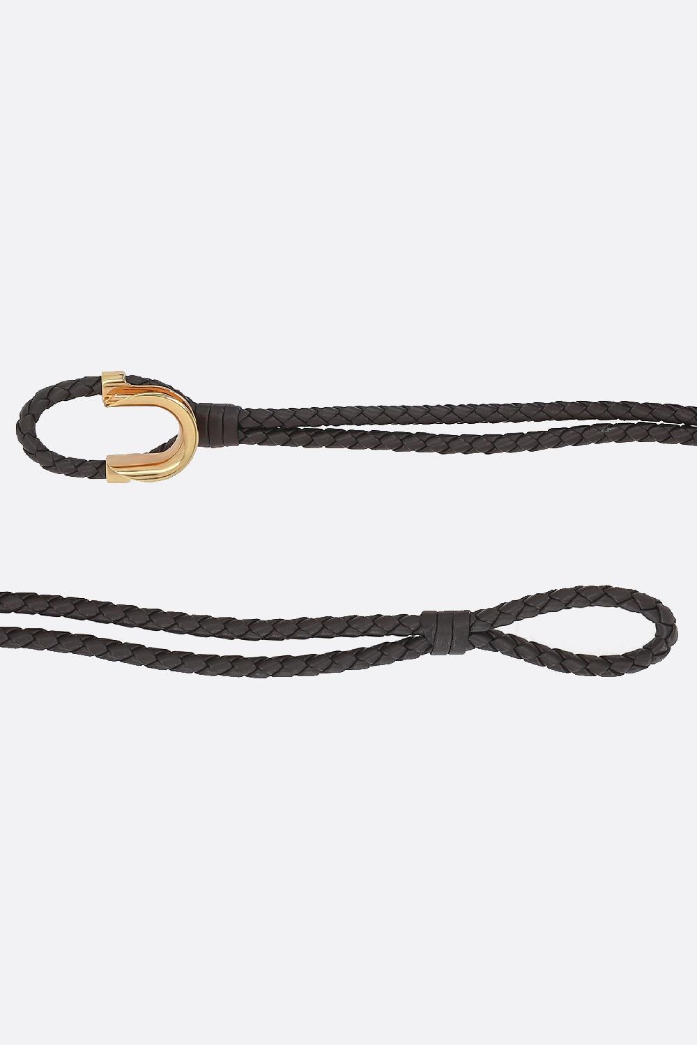 BOTTEGA VENETA Cintura Tubolare In Intrecciato Nappa