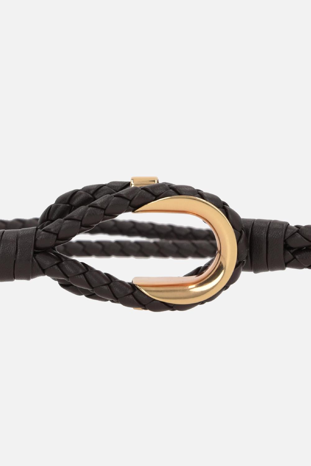 BOTTEGA VENETA Cintura Tubolare In Intrecciato Nappa