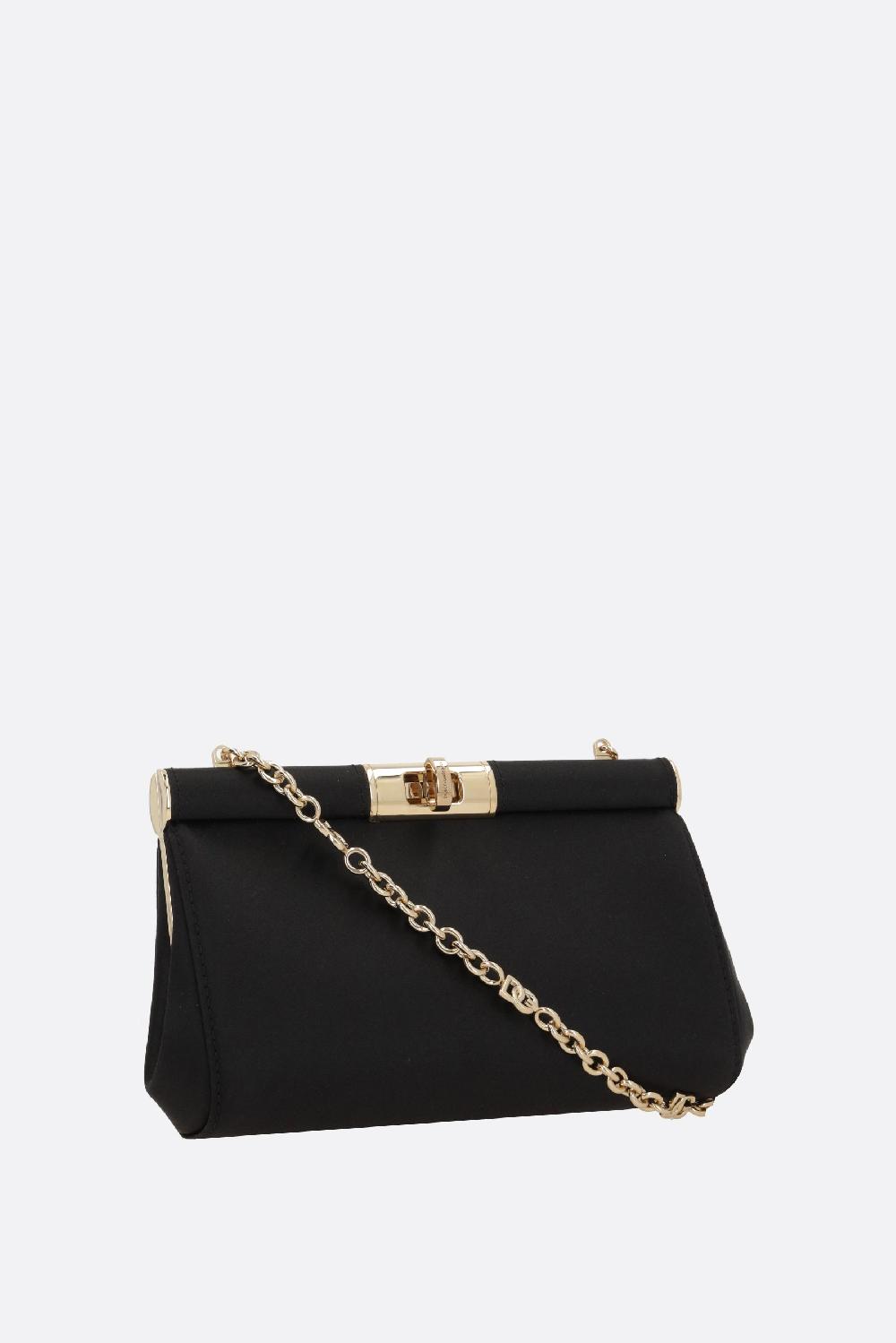 DOLCE & GABBANA Clutch Con Catena Marlene Small In Raso