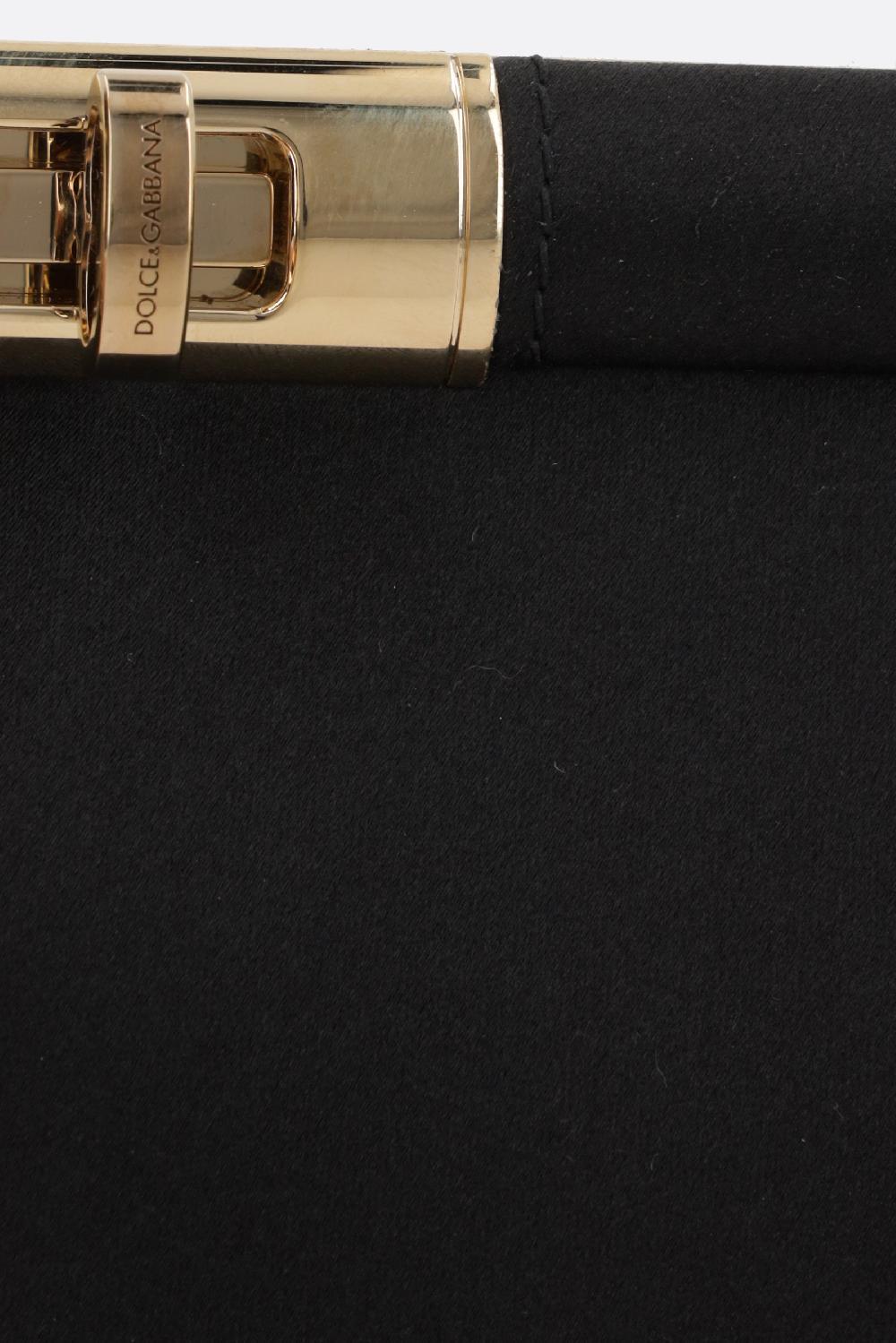 DOLCE & GABBANA Clutch Con Catena Marlene Small In Raso