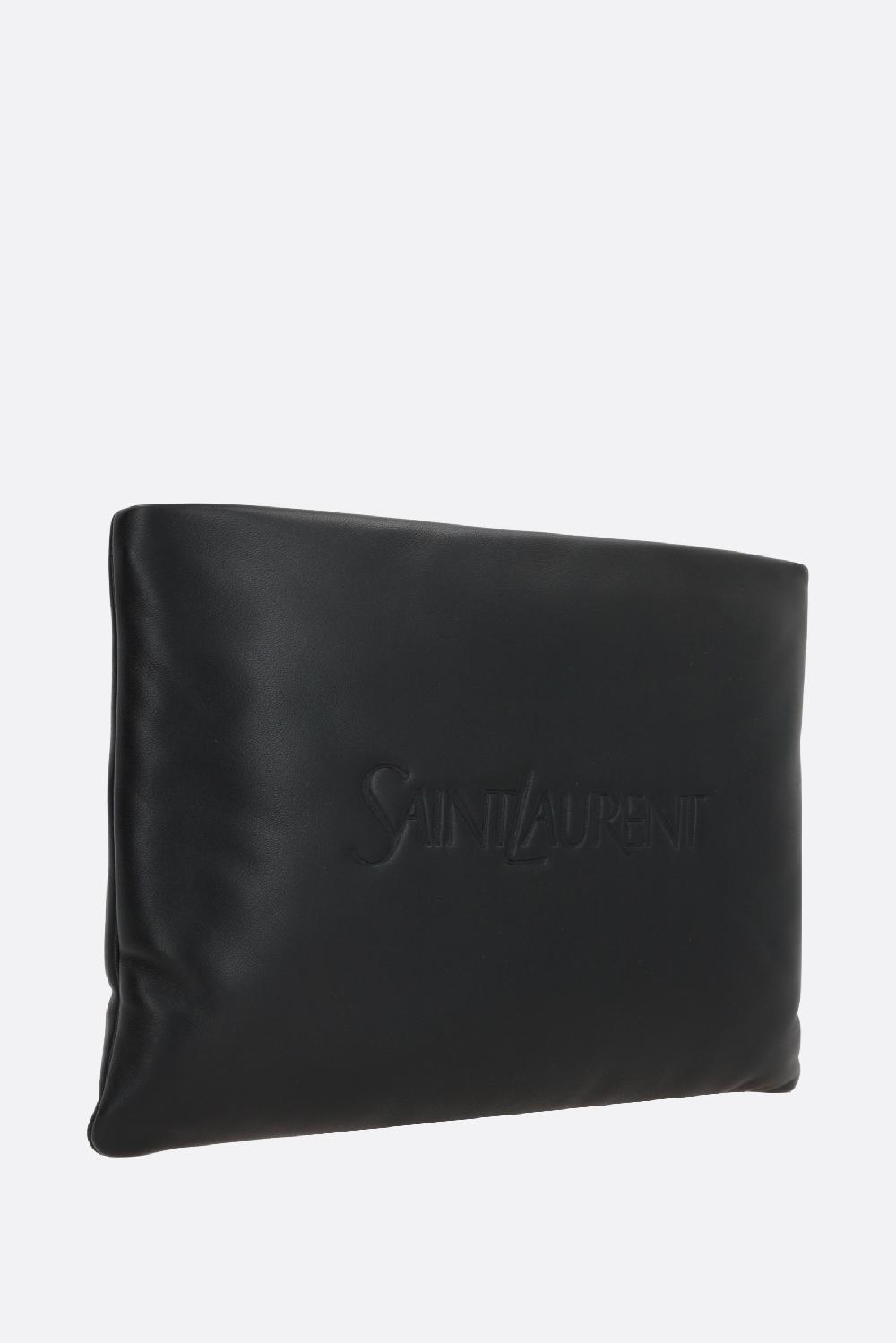 SAINT LAURENT Clutch Saint Laurent Large In Nappa Imbottita