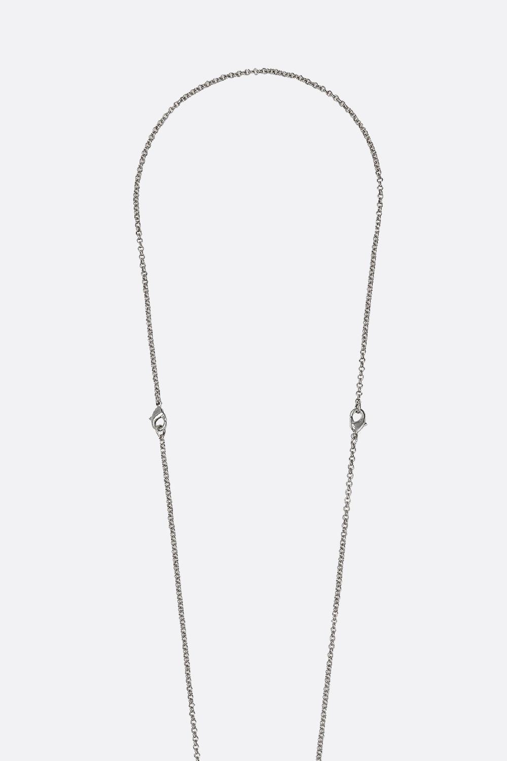 DOLCE & GABBANA Collana A Catena In Ottone Con Goccia E Logo DG