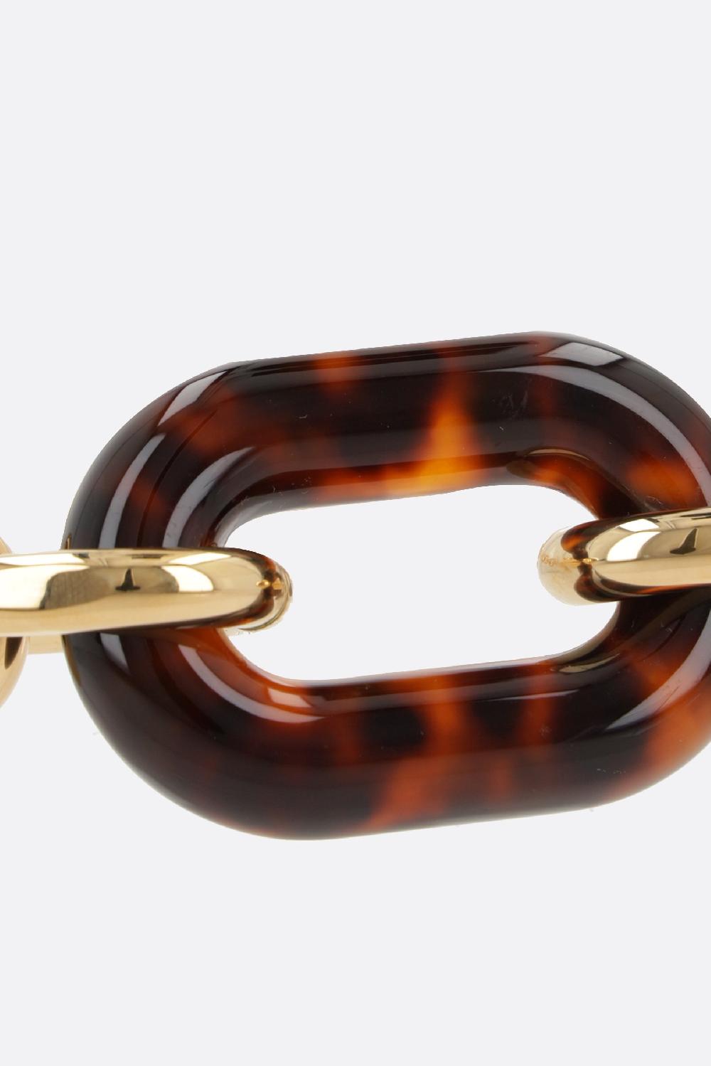 RABANNE Collana Girocollo XL Link In Ottone E Resina