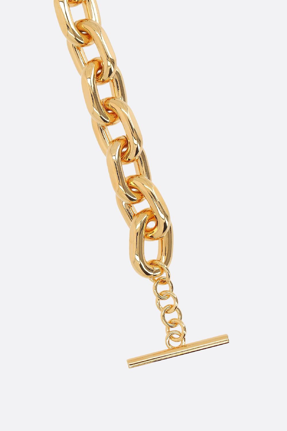 RABANNE Collana Girocollo XL Link In Ottone E Resina