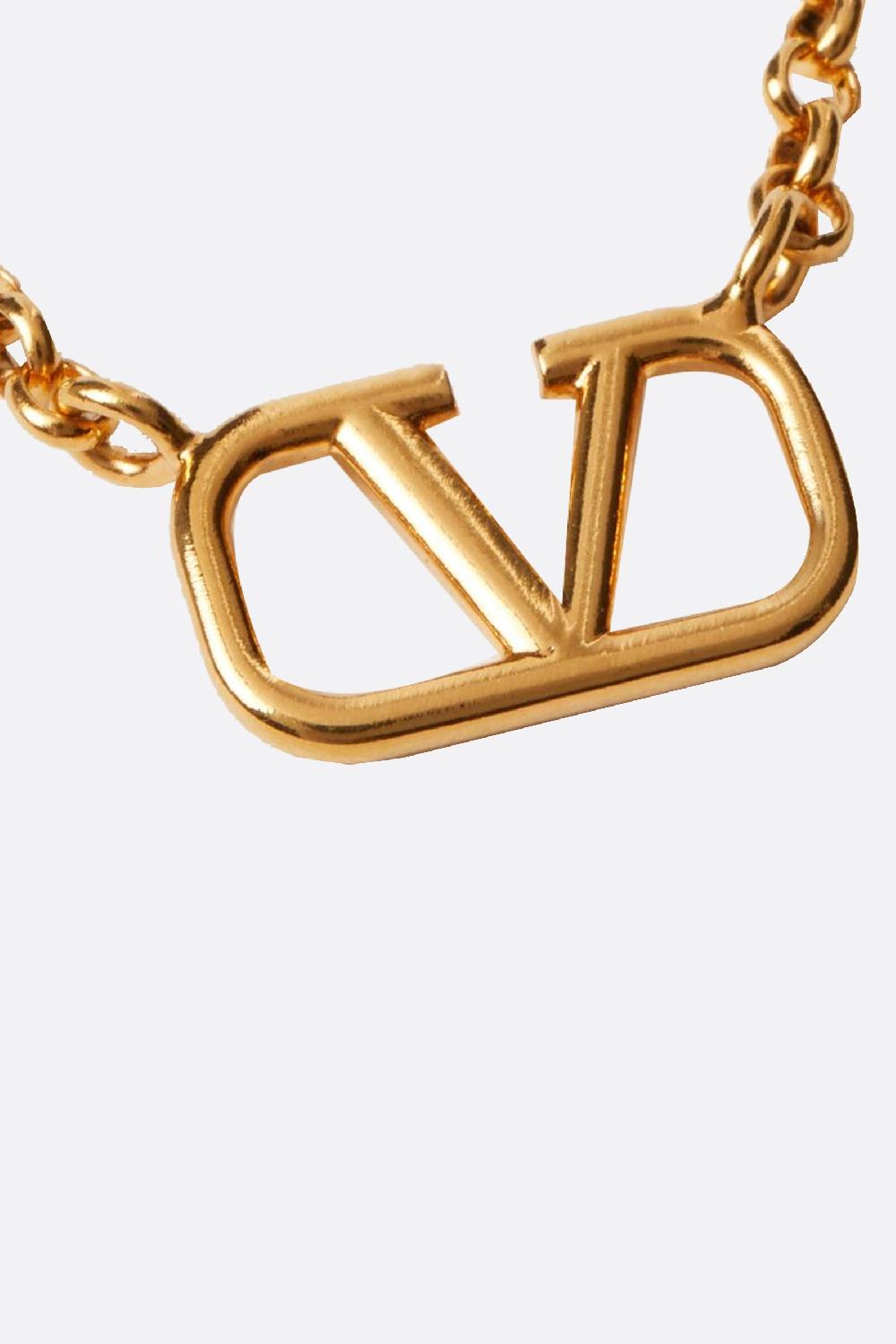 VALENTINO GARAVANI Collana VLogo Signature In Ottone