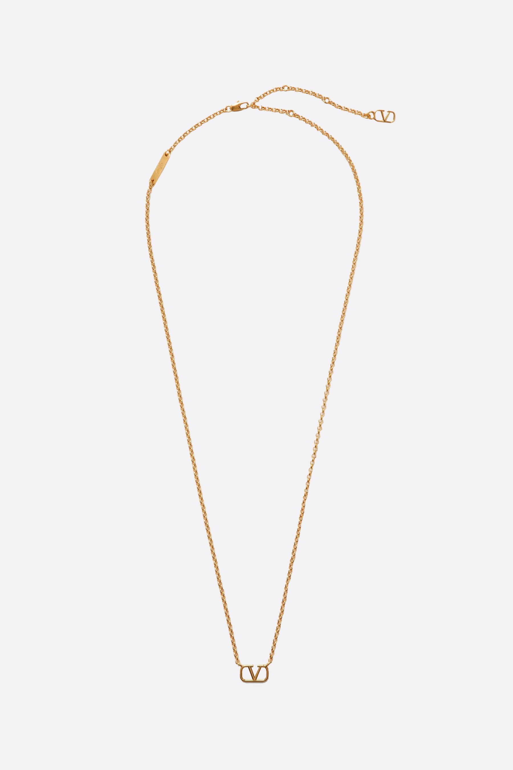 VALENTINO GARAVANI collana VLogo Signature in ottone