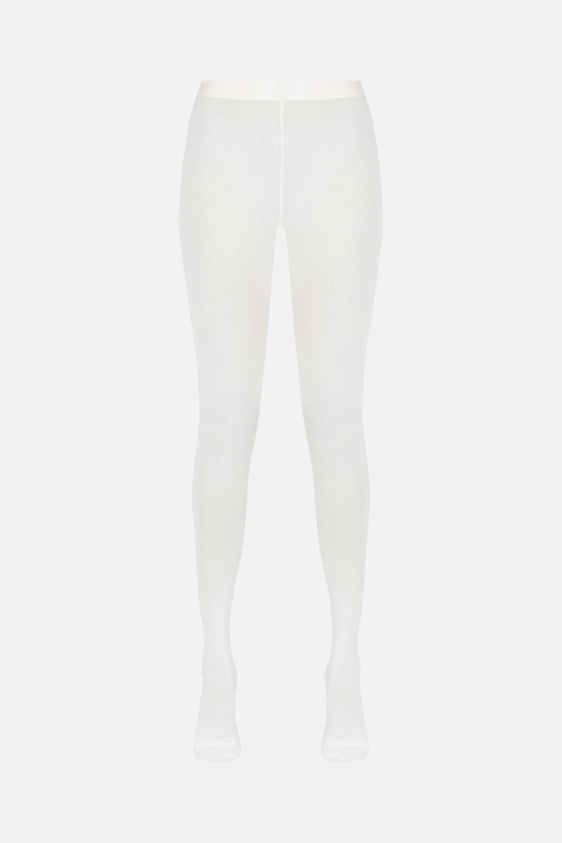 DURAZZI MILANO Collant In Seta Con Inserti In Mohair