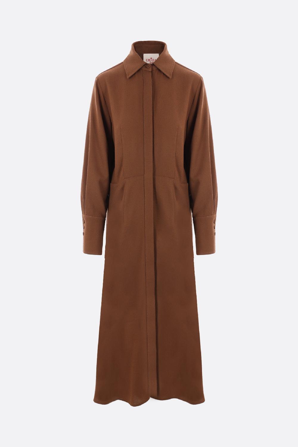 CRIDA Abito Chemisier Baldo In Crepe