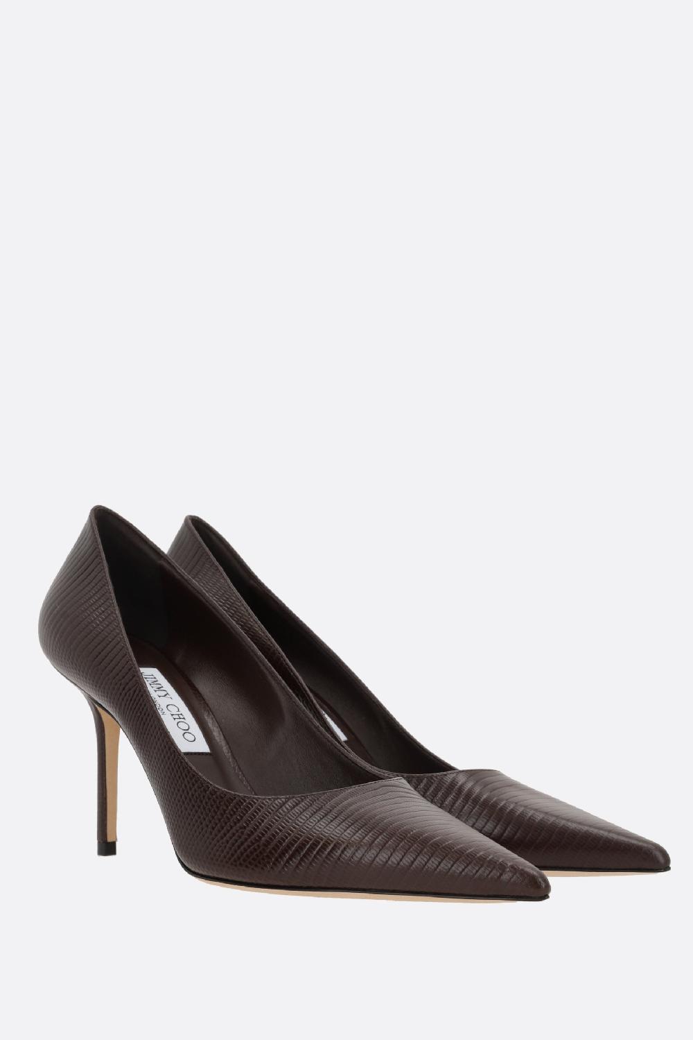 JIMMY CHOO Décolleté Love In Pelle Stampa Lucertola