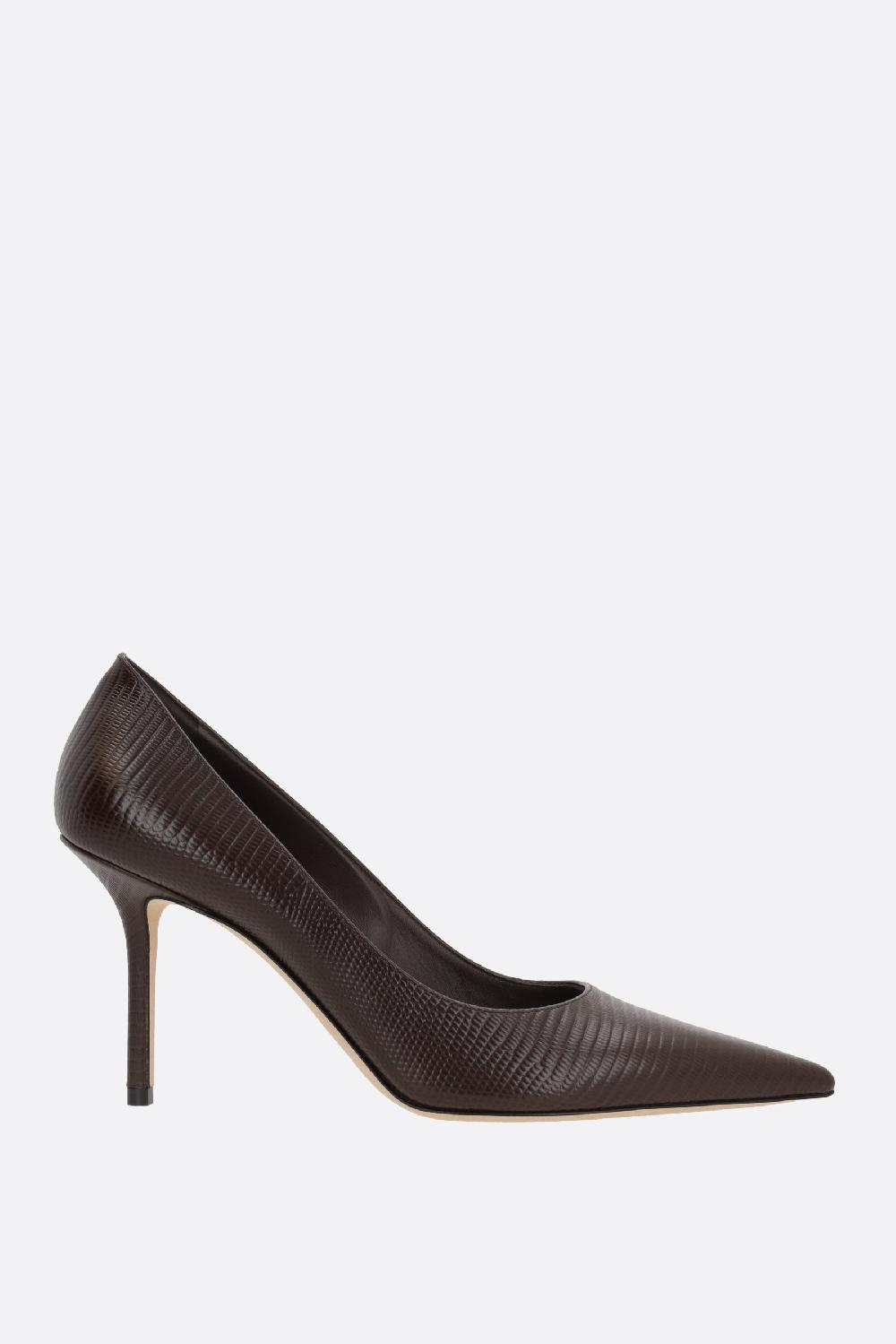 JIMMY CHOO décolleté Love in pelle stampa lucertola