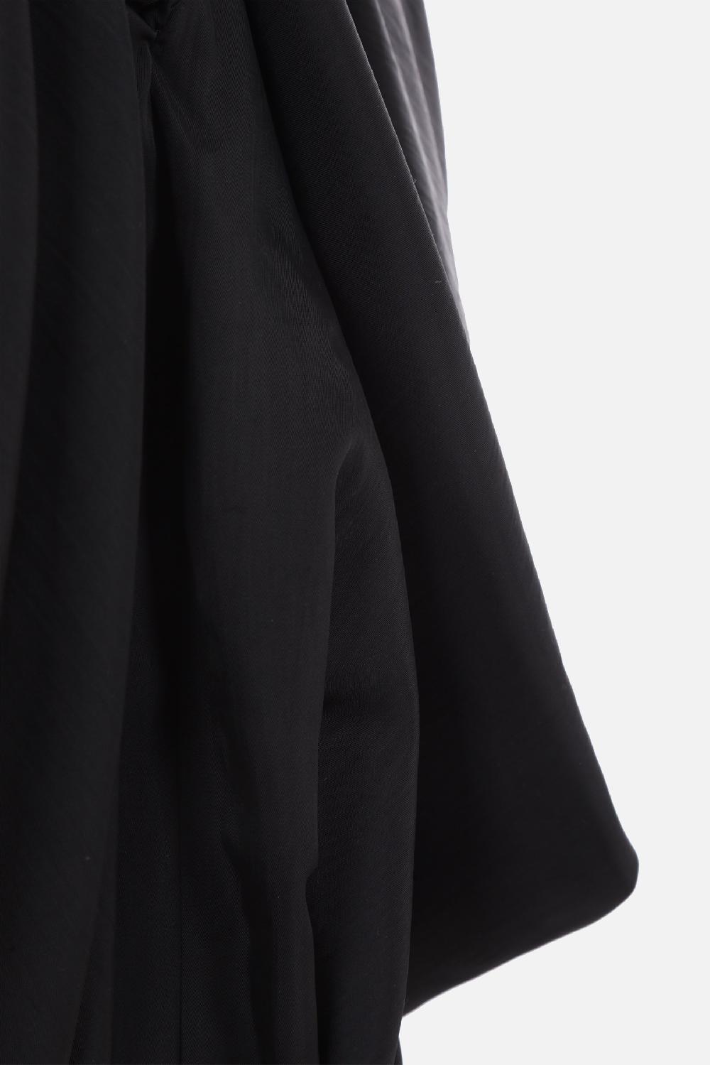 DEL CORE Miniabito Bustier In Flat Nylon Froissé