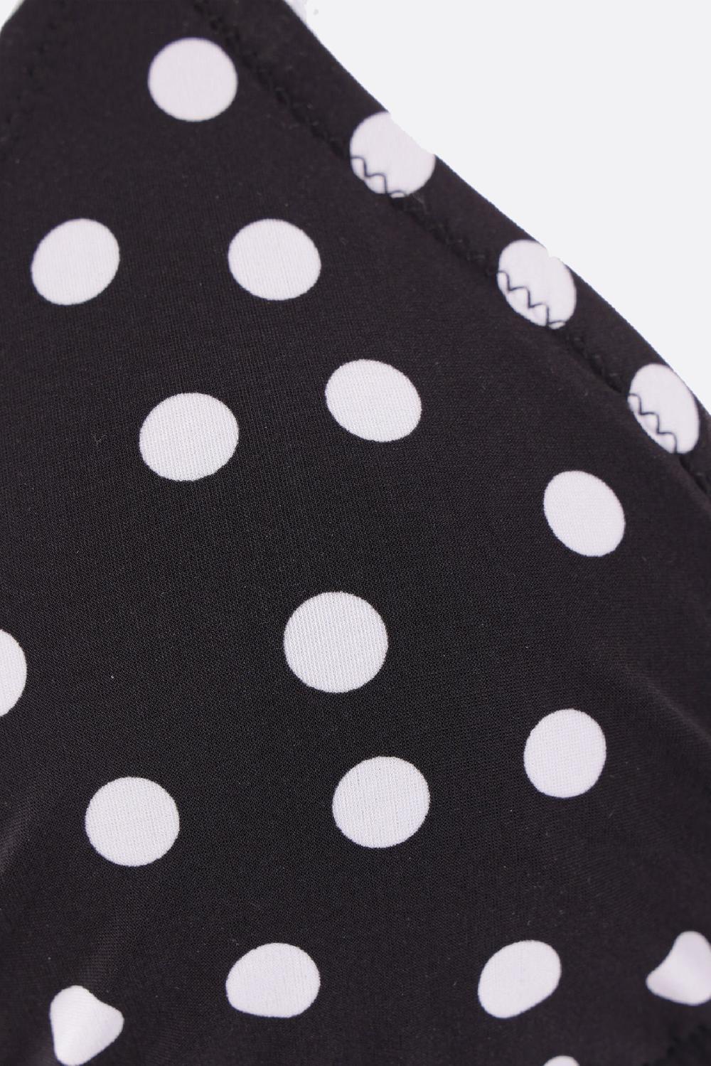 DOLCE & GABBANA Bikini In Lycra Stampa Pois