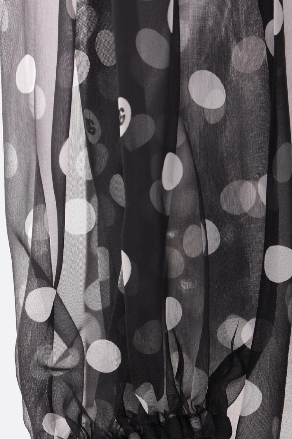 DOLCE & GABBANA Blusa In Chiffon Stampa Pois