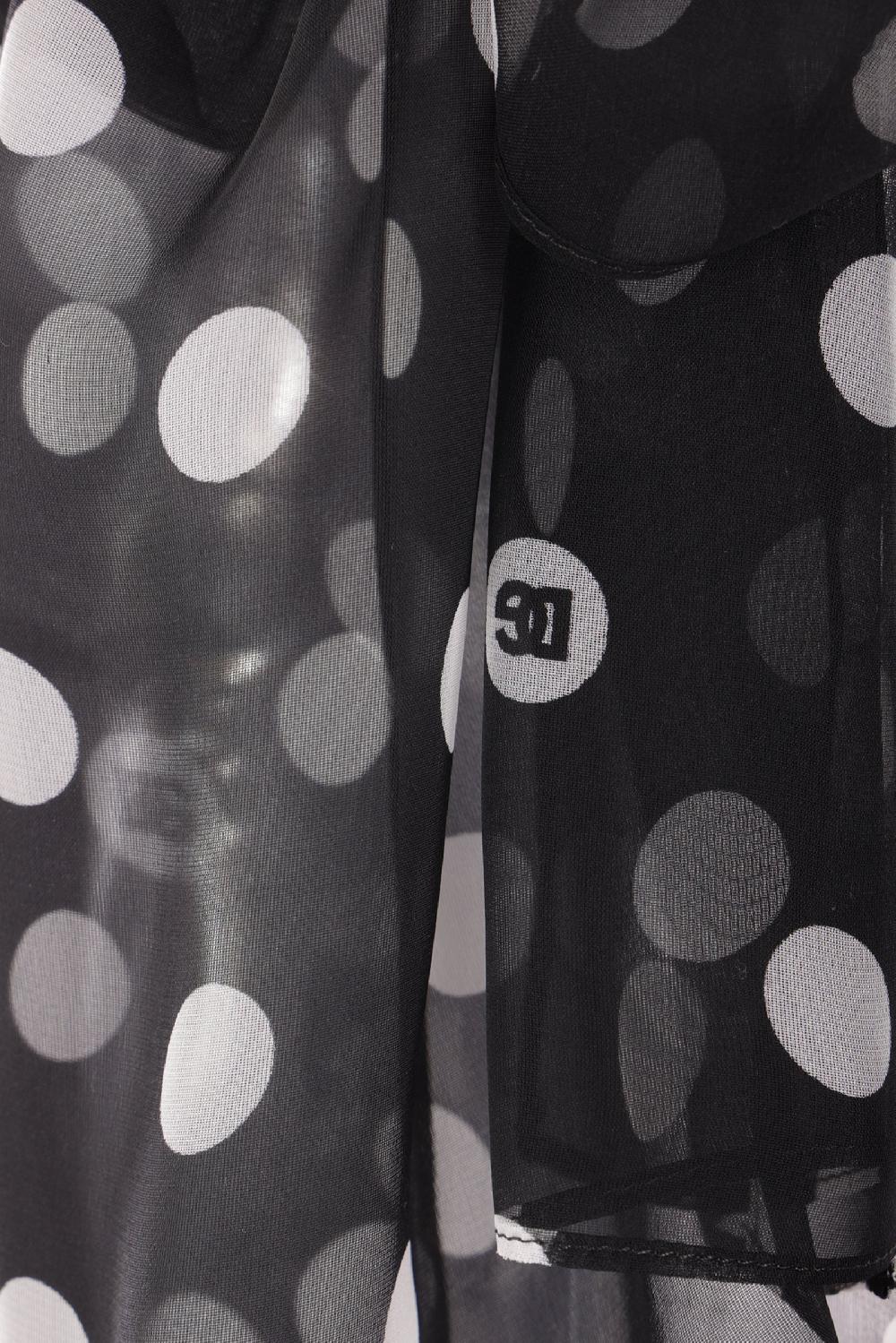 DOLCE & GABBANA Blusa In Chiffon Stampa Pois