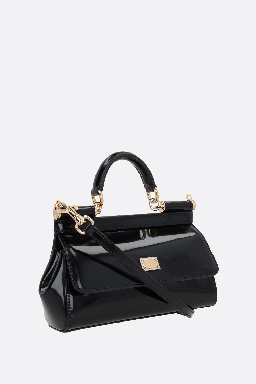 DOLCE & GABBANA Borsa A Mano Sicily Mini In Vernice