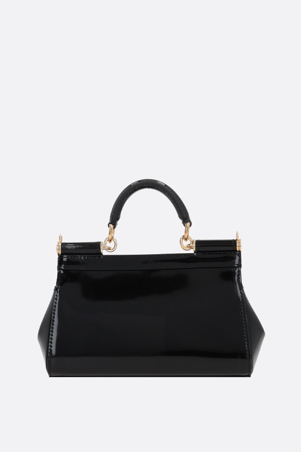 DOLCE & GABBANA Borsa A Mano Sicily Mini In Vernice