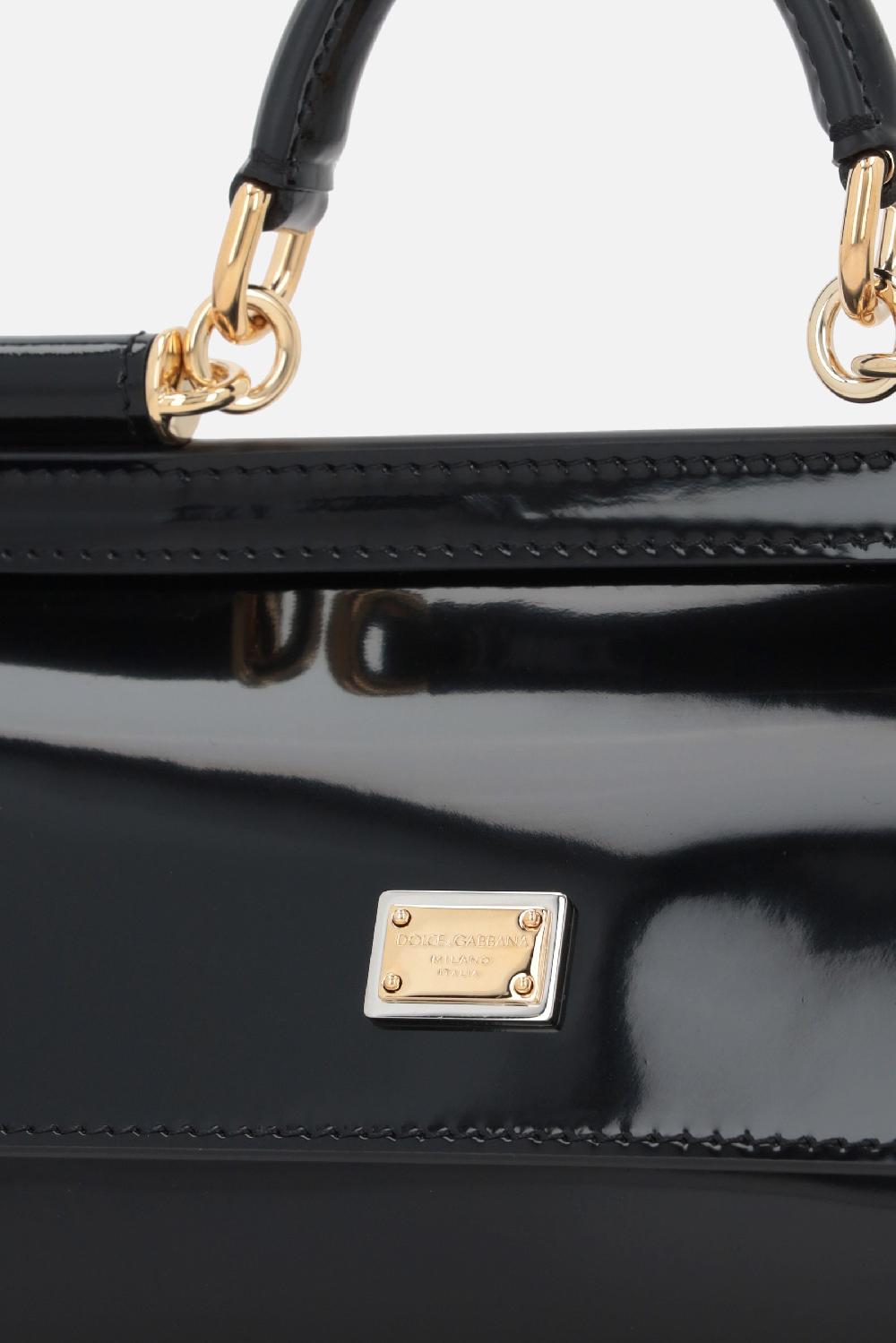 DOLCE & GABBANA Borsa A Mano Sicily Mini In Vernice