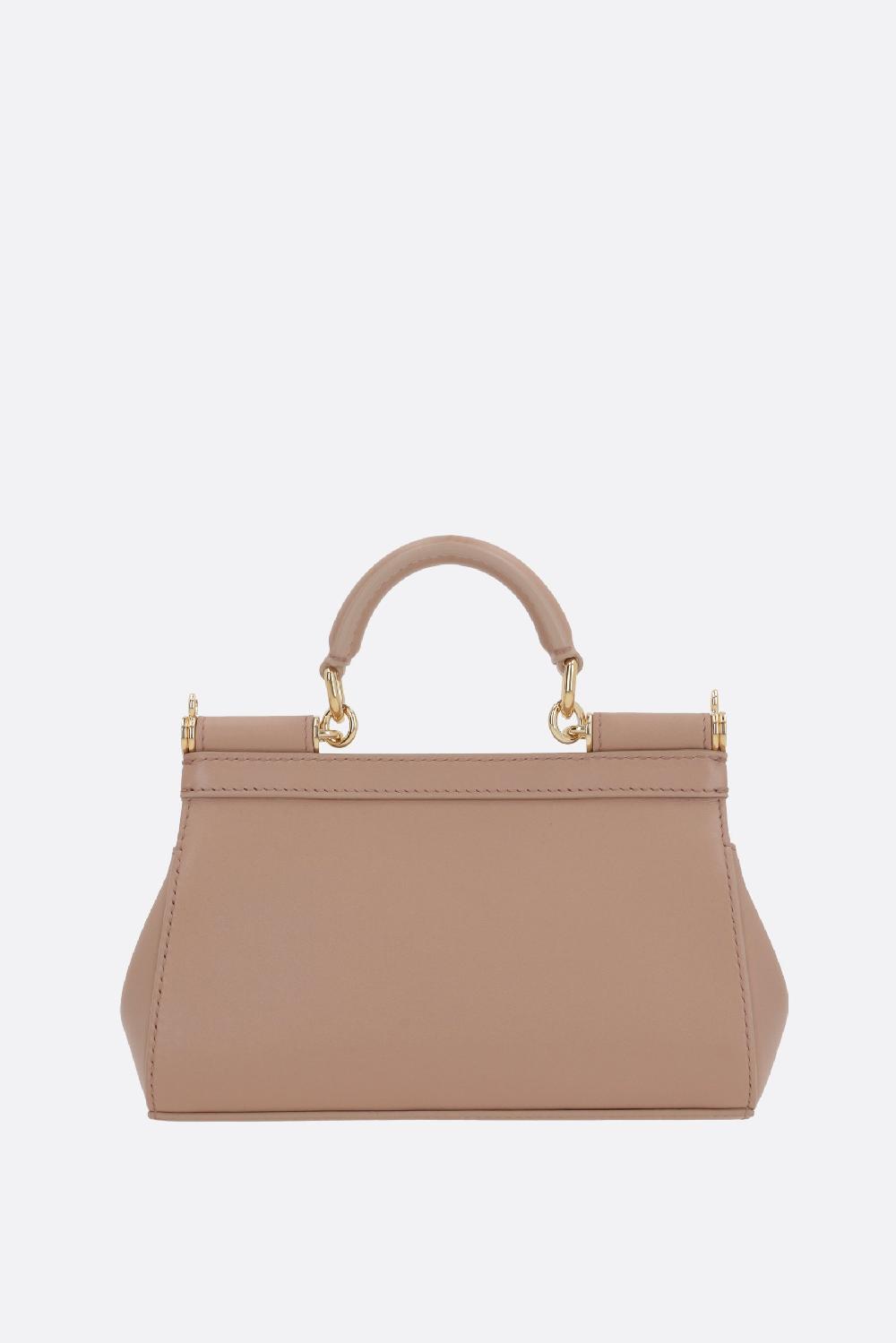 DOLCE & GABBANA Borsa Sicily Mini In Nappa Plongé