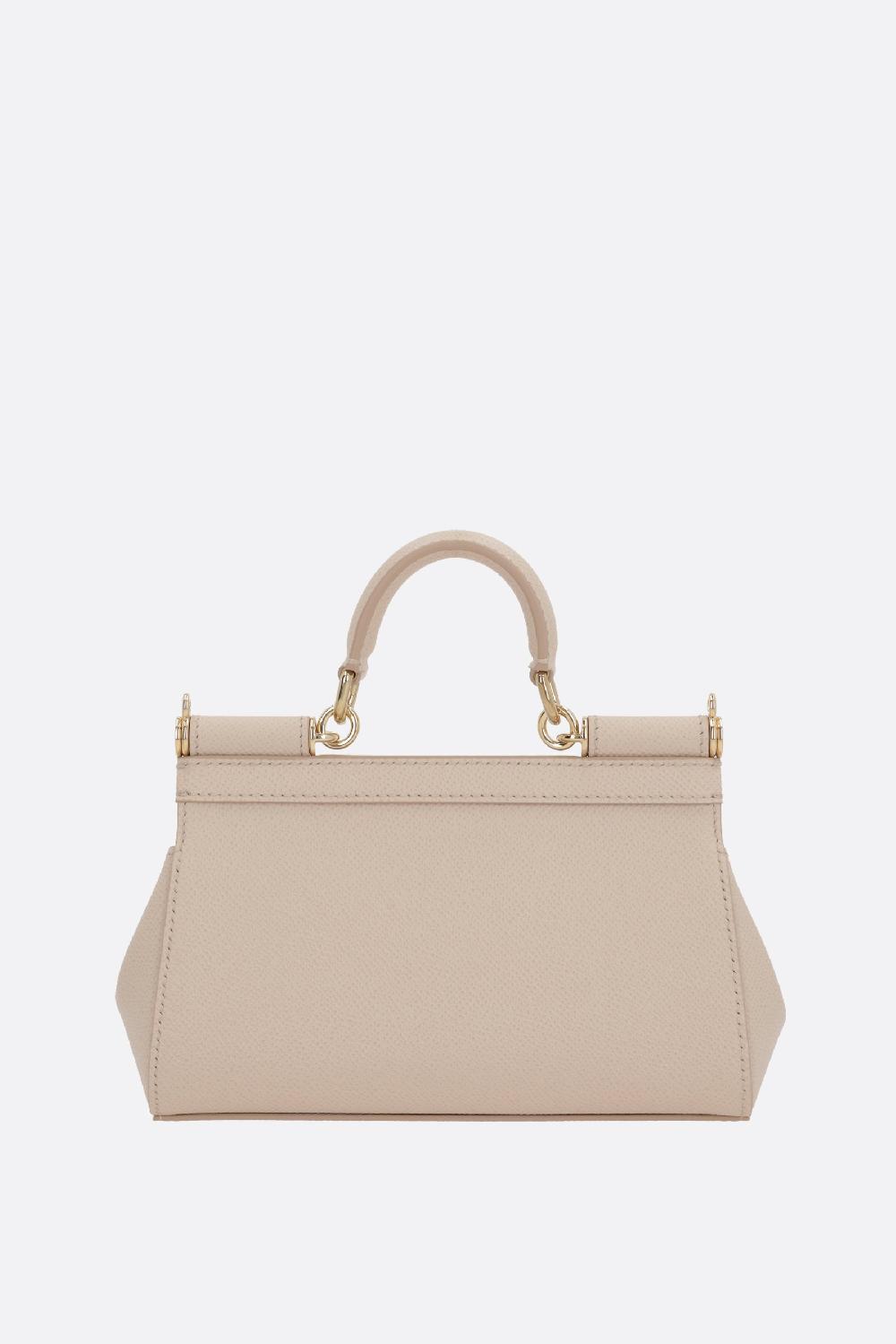 DOLCE & GABBANA Borsa Sicily Mini In Pelle Dauphine