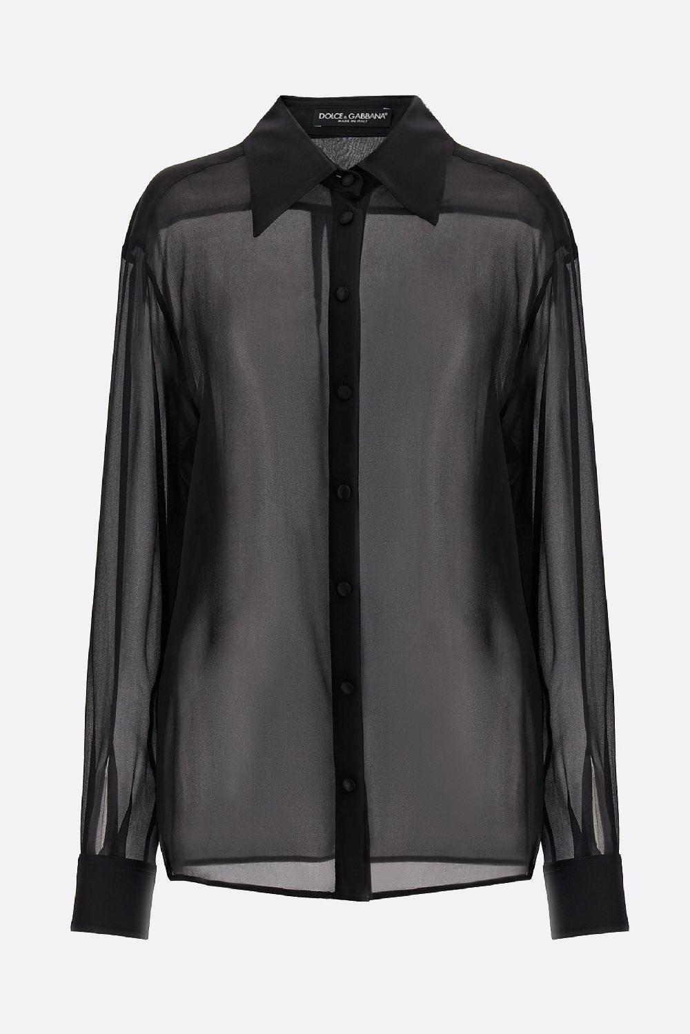 DOLCE & GABBANA camicia in chiffon