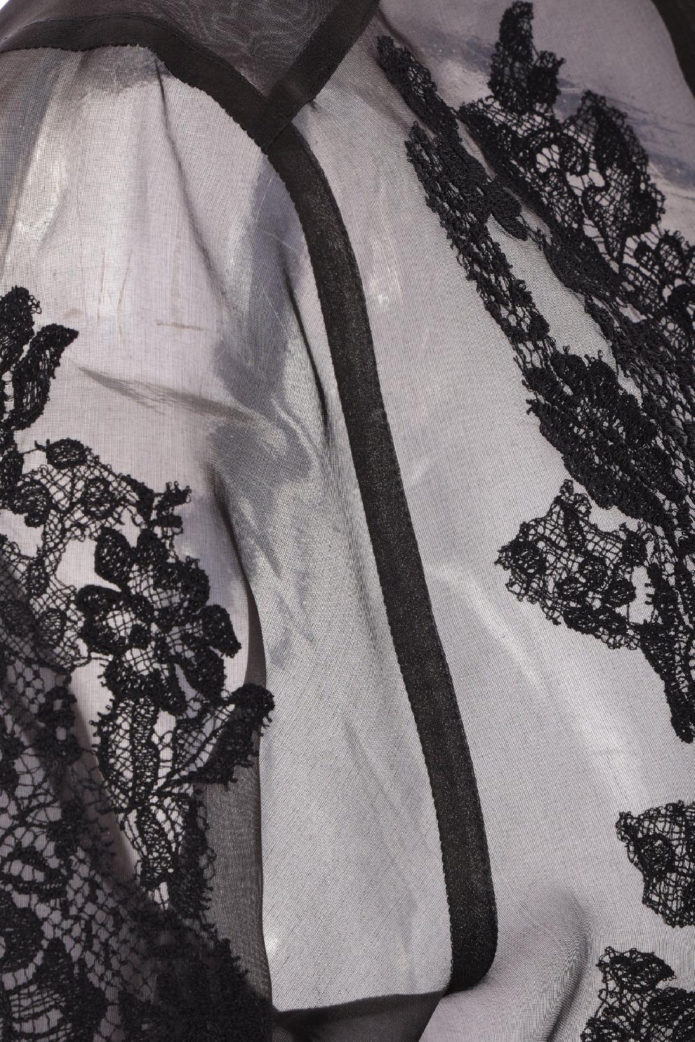 DOLCE & GABBANA Camicia In Organza Con Ricami